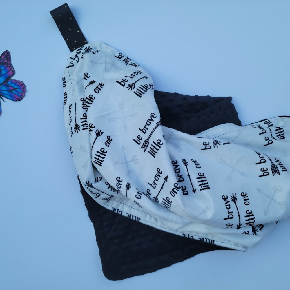 Baby Sweet blanket "Be Brave little one" 30 x 40